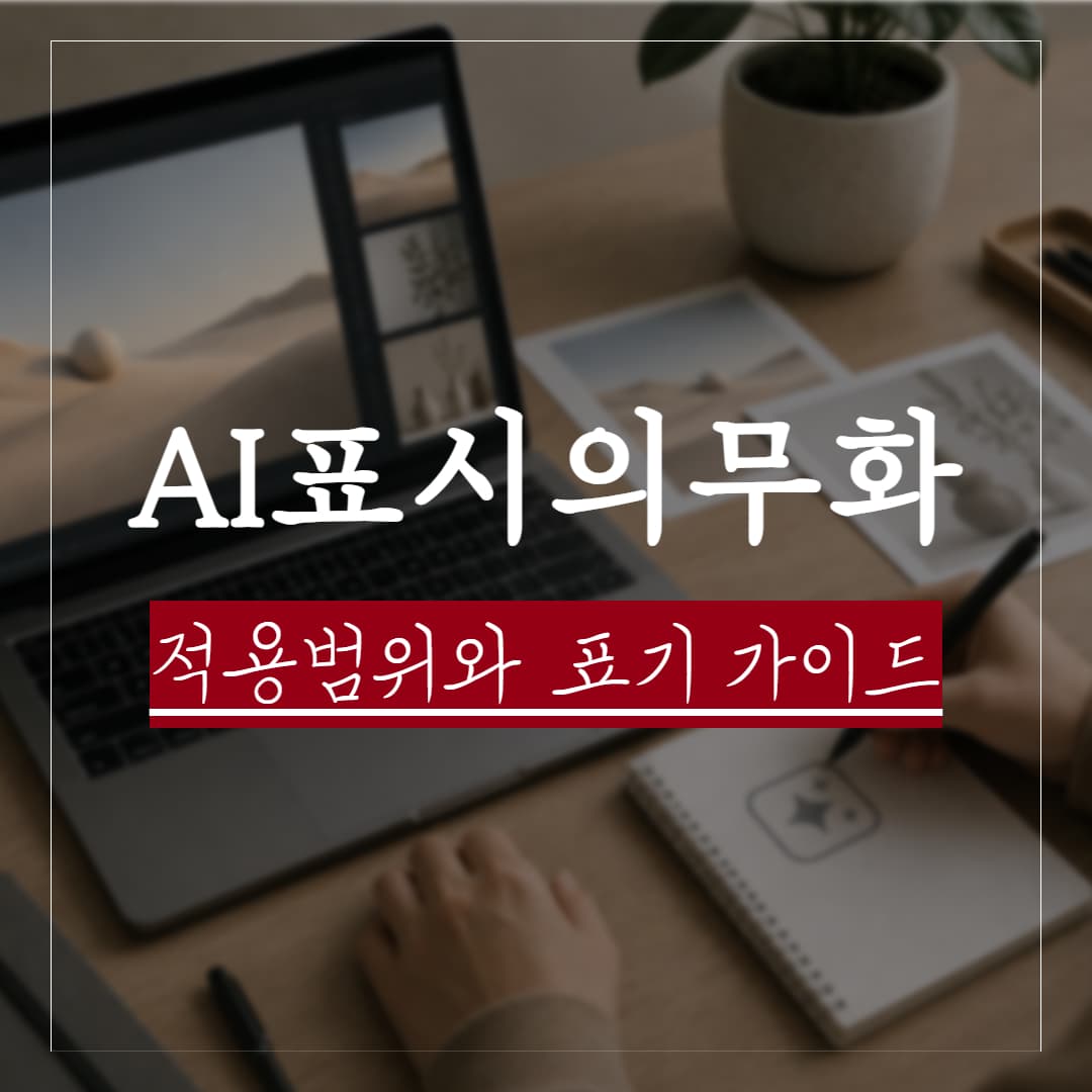 AI 생성물 표기 의무화, 적용 대상과 표시 방법 및 규제 법령 정리