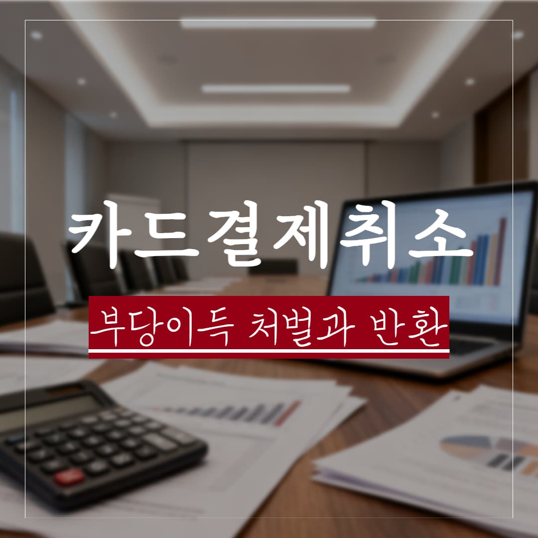 신용카드 결제 취소의 법적 근거 ― 거래취소·청약철회·부당이득 정산까지