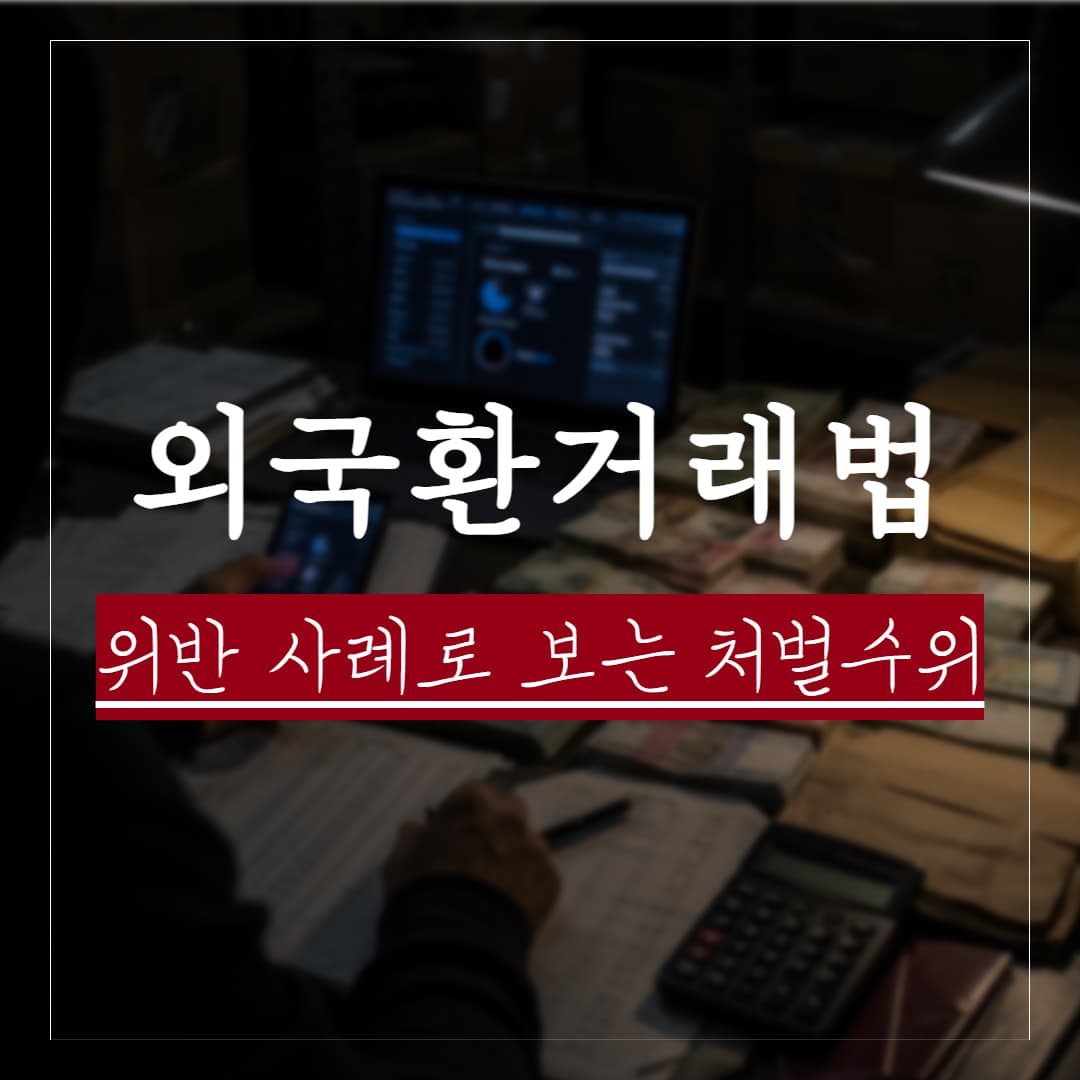 외국환거래법 위반 사례로 보는 처벌수위와 대응 방법